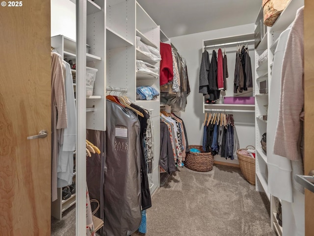 1030 NW Johnson St Unit 323, Portland, OR 97209 - walk in closet featuring carpet flooring