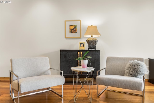 1030 NW Johnson St Unit 323, Portland, OR 97209 - living area featuring wood finished floors