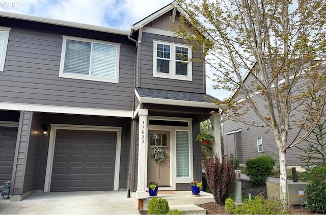 37833 Killarney St, Sandy, OR 97055 - traditional home with concrete driveway and an attached garage