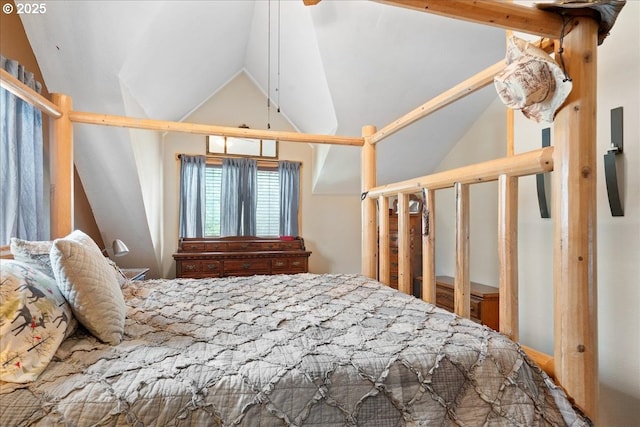 823 Terrace Dr, Scotts Mills, OR 97375 - bedroom with vaulted ceiling