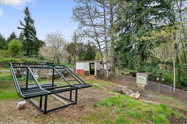 823 Terrace Dr, Scotts Mills, OR 97375 - view of property's community with an outdoor structure and fence