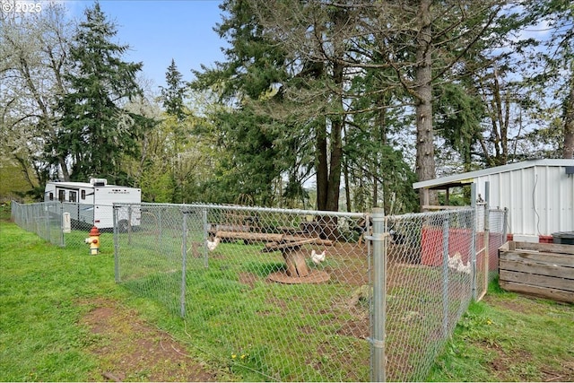 823 Terrace Dr, Scotts Mills, OR 97375 - view of yard featuring fence
