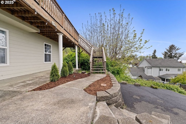 4841 Cedar St, Astoria, OR 97103 - view of yard featuring stairway