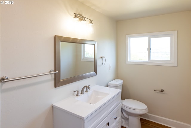 809 E 7th St, The Dalles, OR 97058 - half bathroom with vanity and toilet