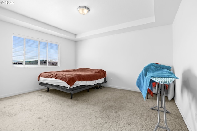 2095 S Heather St, Cornelius, OR 97113 - carpeted bedroom featuring a raised ceiling and baseboards