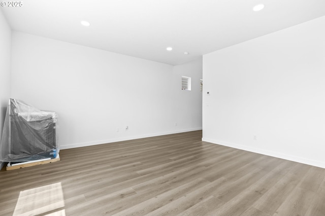 2095 S Heather St, Cornelius, OR 97113 - spare room featuring wood finished floors and recessed lighting