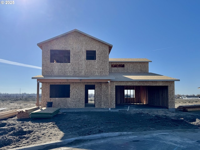 view of rear view of property