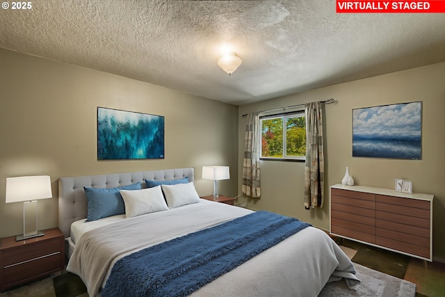 14173 NW Grandview Pl, Banks, OR 97106 - bedroom featuring a textured ceiling