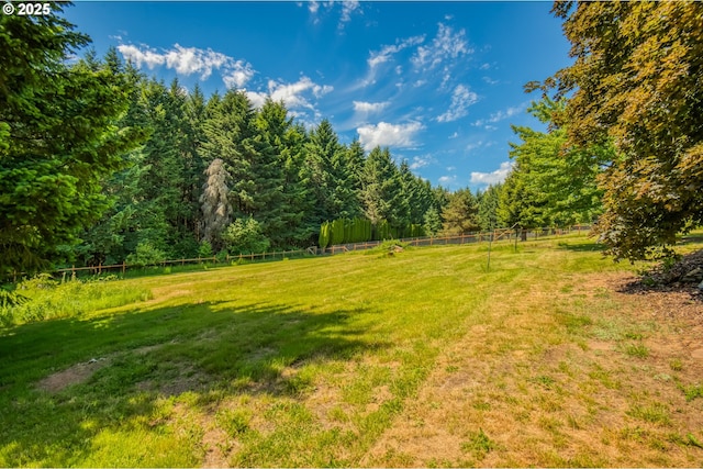 14173 NW Grandview Pl, Banks, OR 97106 - view of yard featuring a rural view and a wooded view
