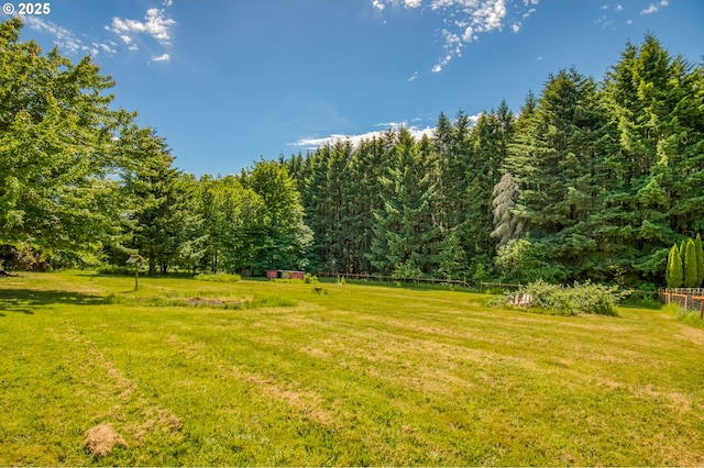 14173 NW Grandview Pl, Banks, OR 97106 - view of yard with a forest view