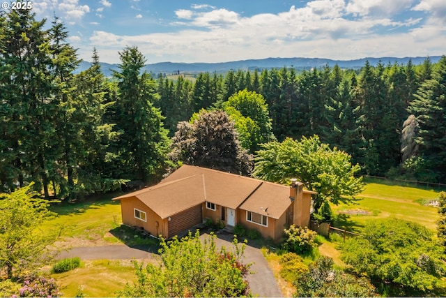 14173 NW Grandview Pl, Banks, OR 97106 - aerial view of property and surrounding area with a mountainous background