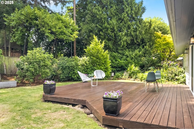 1070 SW Portola Ave, Portland, OR 97225 - view of wooden terrace