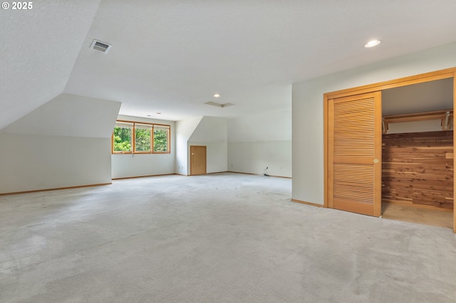 5844 Ridgetop Ct, Lake Oswego, OR 97035 - bonus room with lofted ceiling, recessed lighting, and carpet floors