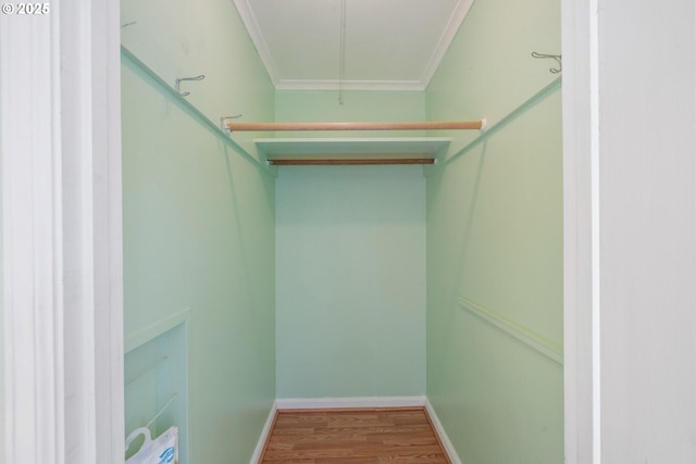 1108 4th St, Tillamook, OR 97141 - spacious closet featuring wood finished floors