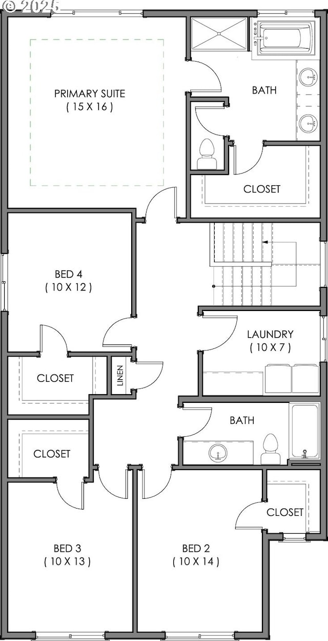 2876 NW 114th Ter, Portland, OR 97229 - view of home floor plan