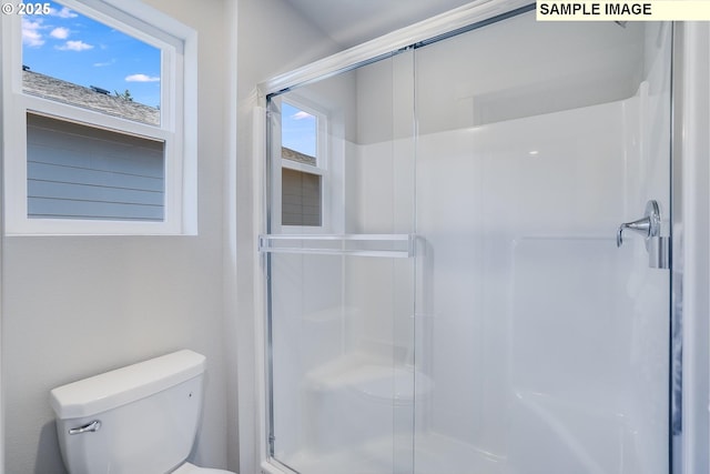 9388 SW Vermillion Dr Unit H235, Tualatin, OR 97062 - bathroom with toilet and a shower stall