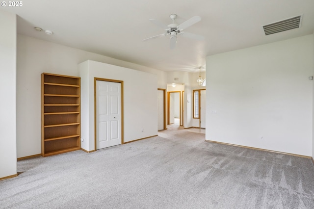 33333 Adam Ct, Scappoose, OR 97056 - carpeted spare room featuring a ceiling fan and baseboards
