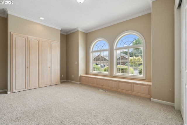 1508 NW 151st St, Vancouver, WA 98685 - unfurnished bedroom featuring light colored carpet, ornamental molding, and recessed lighting