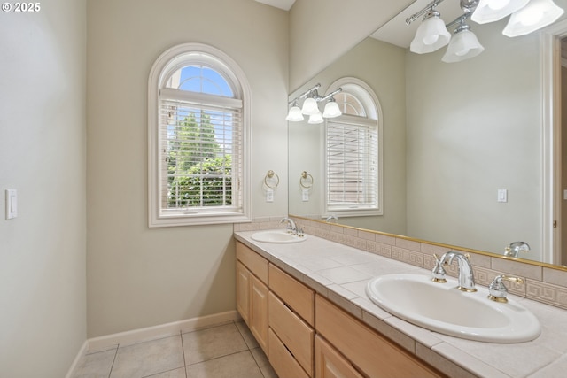 1508 NW 151st St, Vancouver, WA 98685 - bathroom with double vanity and tile patterned floors
