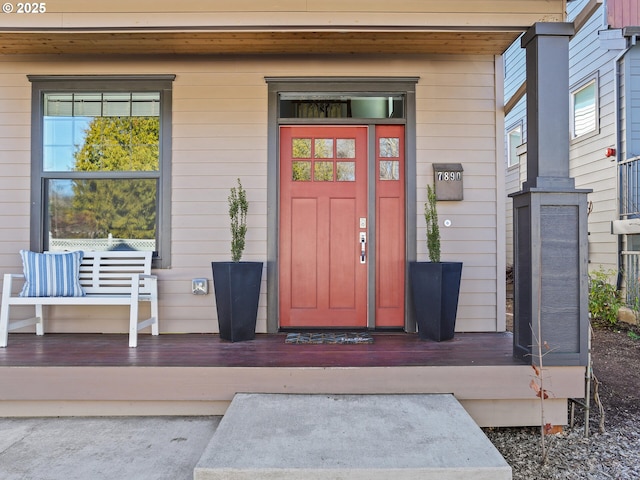 view of entrance to property