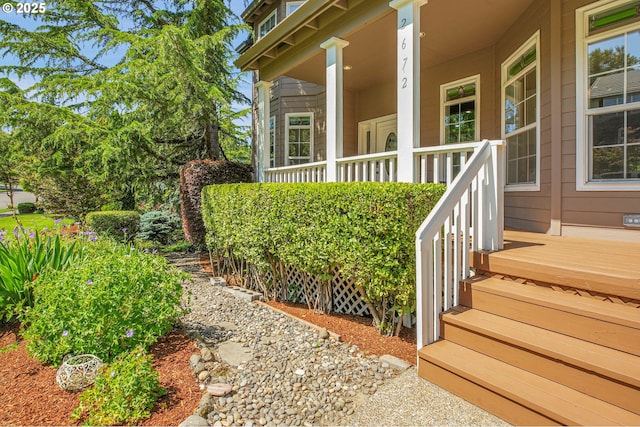 2672 SE Vista Way, Gresham, OR 97080 - doorway to property with a porch