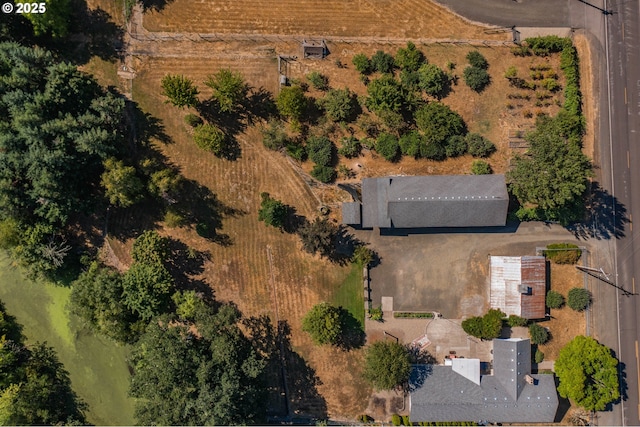 drone / aerial view featuring a rural view