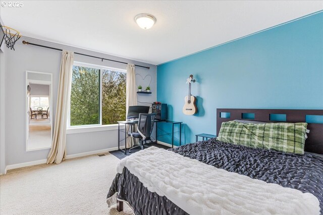 21600 NE Forest Dr, Yamhill, OR 97148 - bedroom with baseboards and carpet flooring