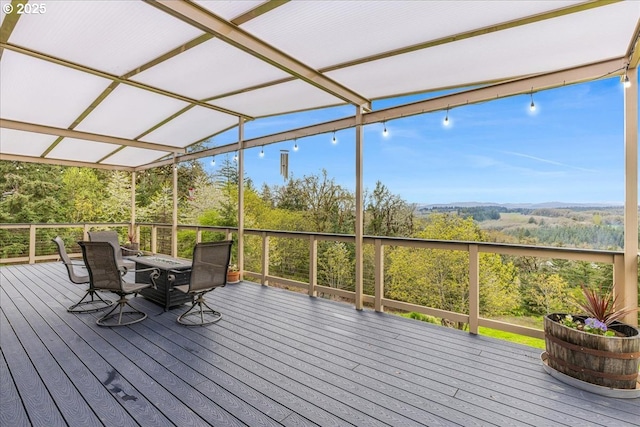 21600 NE Forest Dr, Yamhill, OR 97148 - view of wooden deck