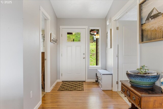 21600 NE Forest Dr, Yamhill, OR 97148 - entrance foyer with light wood-type flooring and baseboards