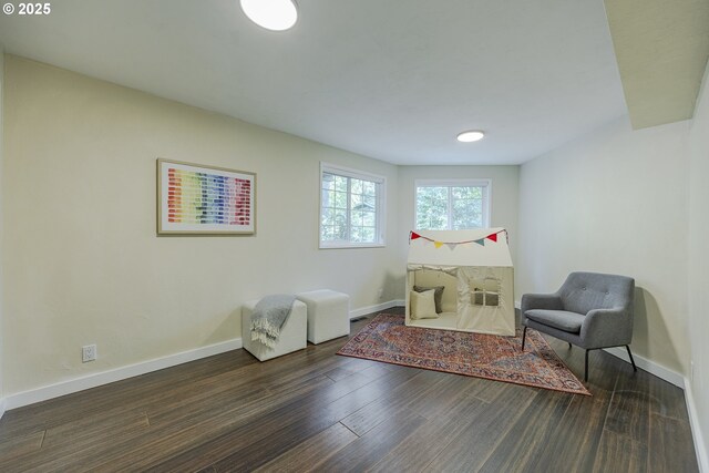 32518 Dillard Rd, Eugene, OR 97405 - sitting room with baseboards and wood finished floors