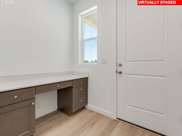 2431 SW 5th Pl, Battle Ground, WA 98604 - unfurnished office featuring light wood finished floors and baseboards
