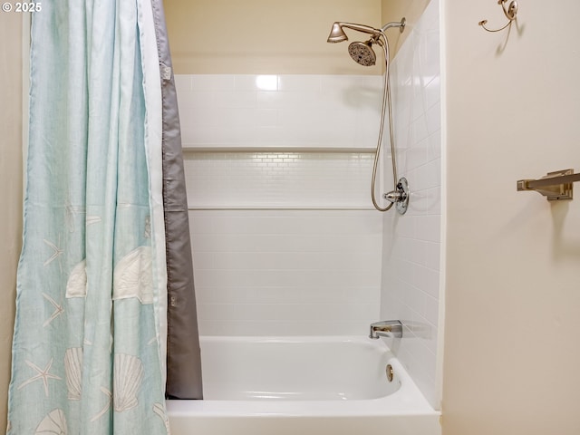 5210 N Emerson Dr, Portland, OR 97217 - full bathroom featuring shower / bathtub combination with curtain