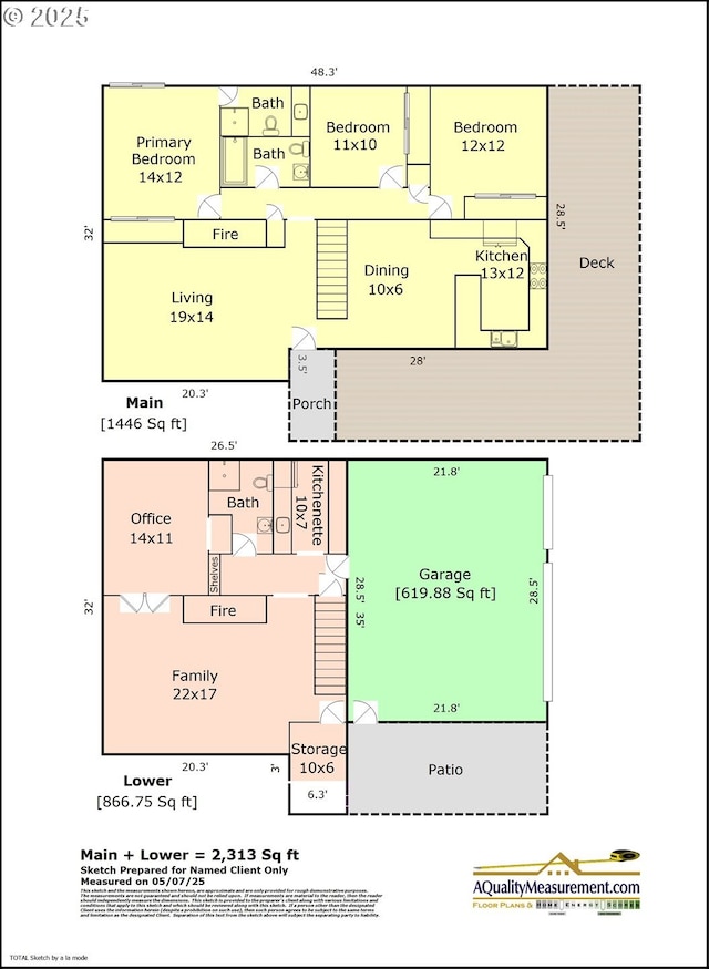 5210 N Emerson Dr, Portland, OR 97217 - view of property floor plan