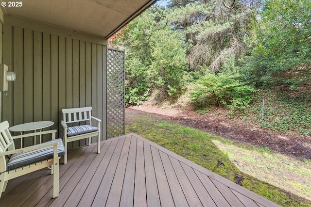 view of deck