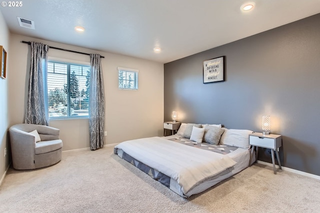 7897 SW Mara Ct, Portland, OR 97224 - bedroom with carpet flooring, baseboards, and recessed lighting