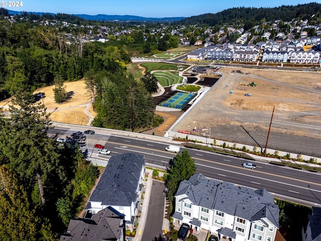 aerial view featuring a residential view