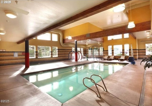 view of indoor community pool