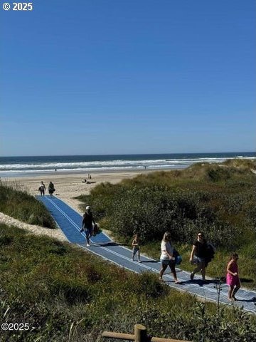 water view featuring nearby beach