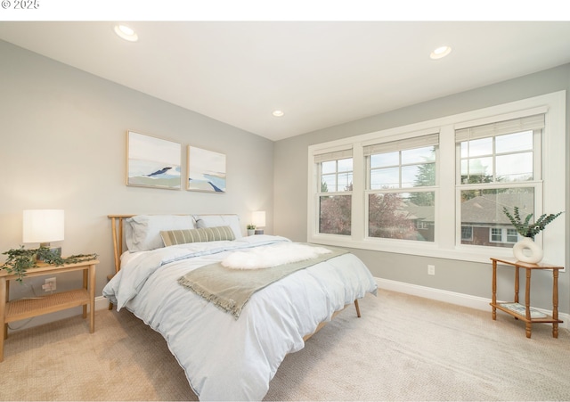 621 NE Randall Ave, Portland, OR 97232 - carpeted bedroom featuring baseboards and recessed lighting