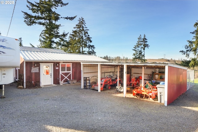 view of outbuilding