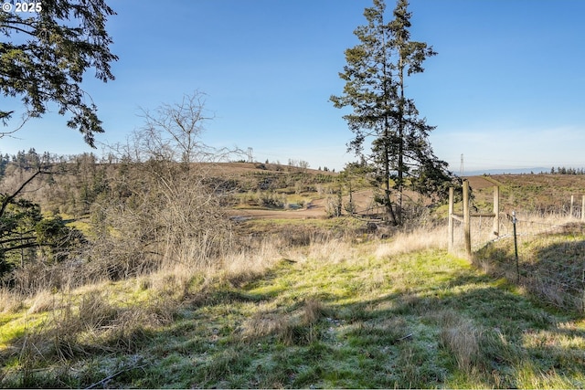 view of nature with a rural view