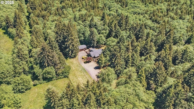 33712 Rainbows End Ln, Warrenton, OR 97146 - aerial view of property and surrounding area with a forest