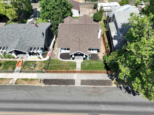 609 E 10th St, The Dalles, OR 97058 - view from above of property