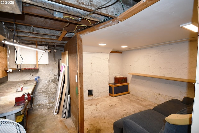 609 E 10th St, The Dalles, OR 97058 - view of unfinished below grade area