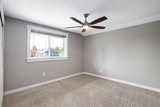 20752 SW 104th Ave, Tualatin, OR 97062 - carpeted spare room with ceiling fan and a textured ceiling