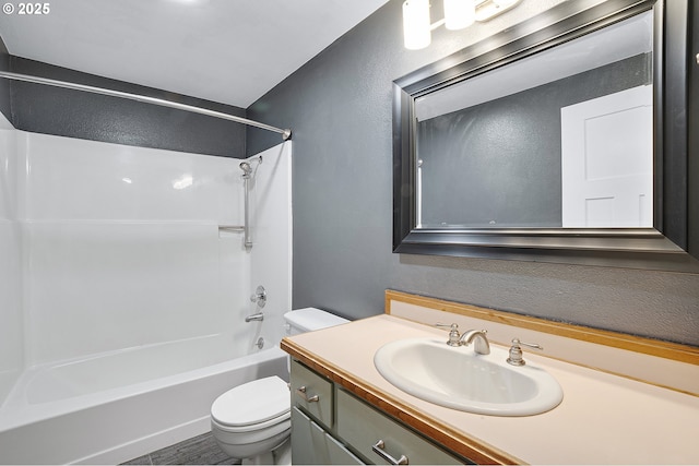 20752 SW 104th Ave, Tualatin, OR 97062 - bathroom with vanity, shower / bathtub combination, and a textured wall