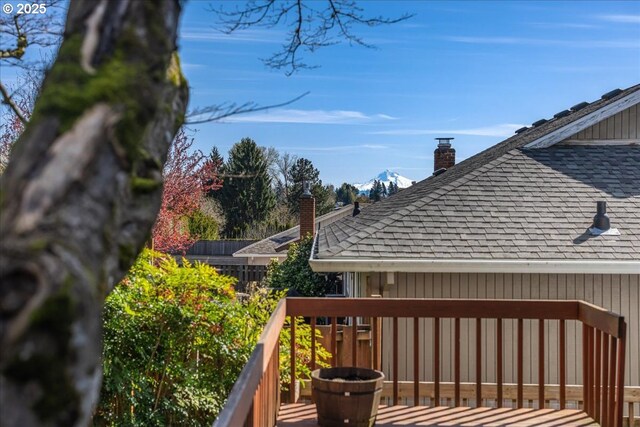 11347 SE Abby Ln, Clackamas, OR 97015 - view of wooden deck