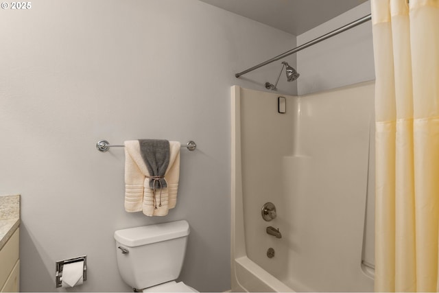 5050 S Landing Dr Unit 202, Portland, OR 97239 - bathroom featuring vanity, toilet, and shower / tub combo