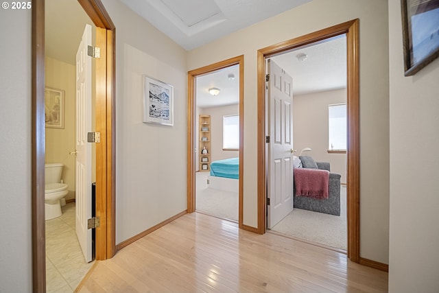 16952 SE Dunhill Loop, Damascus, OR 97089 - hall with light wood-type flooring and healthy amount of natural light