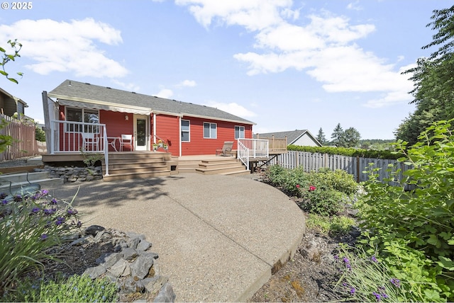 16952 SE Dunhill Loop, Damascus, OR 97089 - rear view of house with a deck